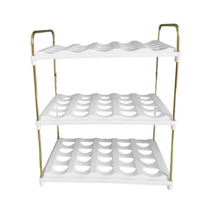 Adjustable Cup and Bottle Storage Rack Multifunctional Wine Thermos Holder Shelf