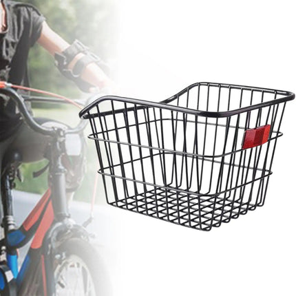 Bike Rear Basket Bicycle Back Schoolbag Holder Rear Mounted Bike Storage Carrier
