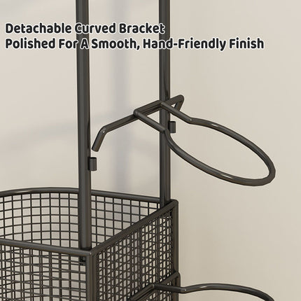 Home Sports Equipment Storage Rack for Mats Balls Sports Equipment Sturdy