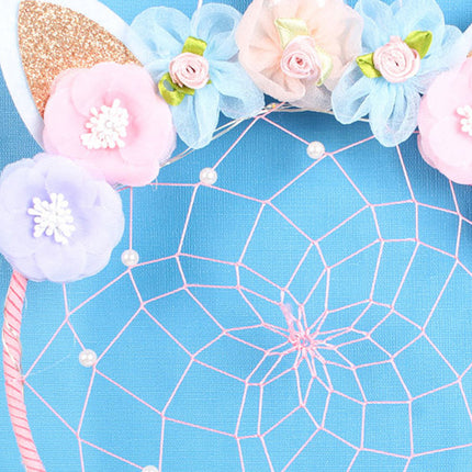 Creative Unicorn Dream Catcher Wall Hanging Decoration Craft Wall Art Decor