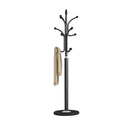 Bedroom Floor Standing Coat Rack Clothes Hanger Space Saving Stable Durable