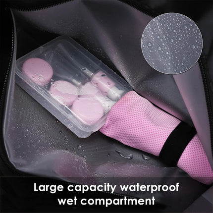 Fitness Gym Travel Duffel Bag with Wet Dry Separation Shoulder Tote Luggage Use