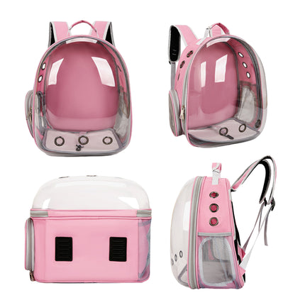 Pet Outdoor Carrier Backpack Cat Dog Puppy Travel Space Capsule Shoulder Bag