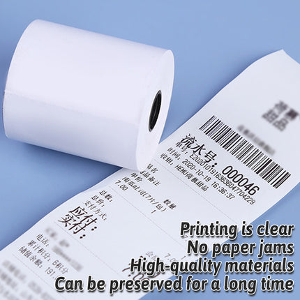 20/50 Rolls Thermal Paper Bright White Smooth Edge for POS Receipt Printer Use