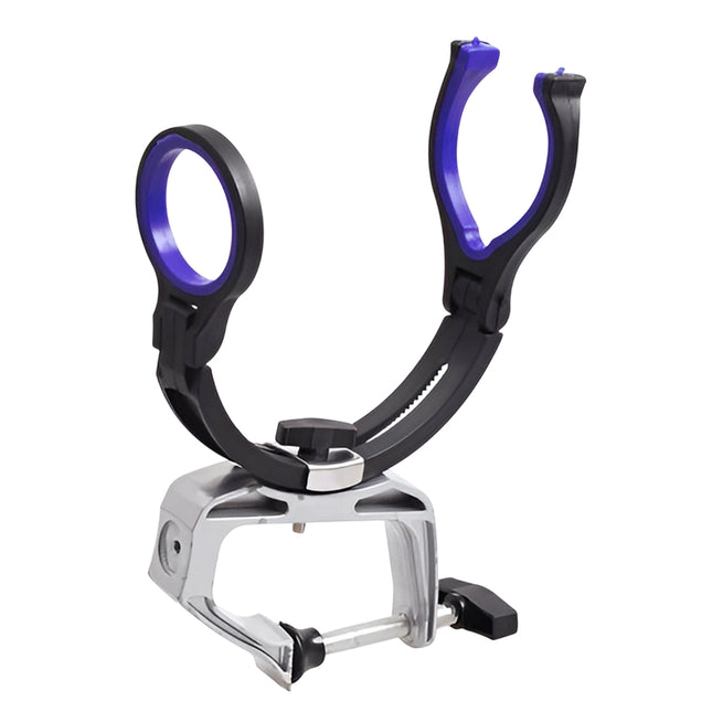 Adjustable Boat Fishing Rod Holder Clamp-on Pole Bracket Pod Rest Fishing Stand