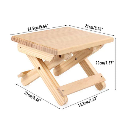 Portable Multi Purpose Foldable Low Stool Durable Space Saving For Home Outdoor