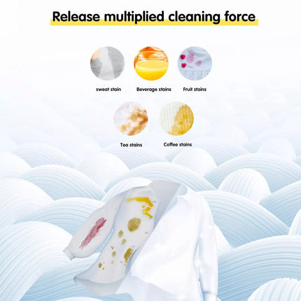 Laundry Tablets Set Portable Cleaning Pods Concentrated for Household Washing