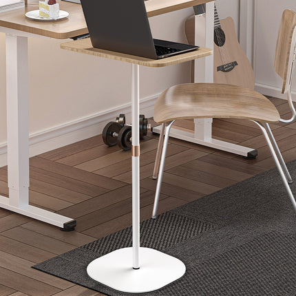 Floor Standing Workbench Height Adjustable for Home Office Laptop Book Storage