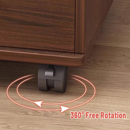 Multi-Functional Large Capacity Lockable Moveable Storage Cabinet With Wheels