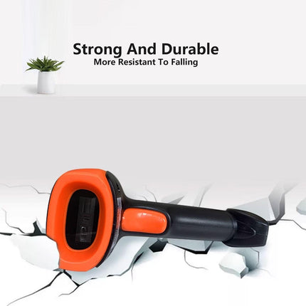 Wireless Barcode Scanner 2D QR Code Handheld Scanning Gun Supermarket Warehouse