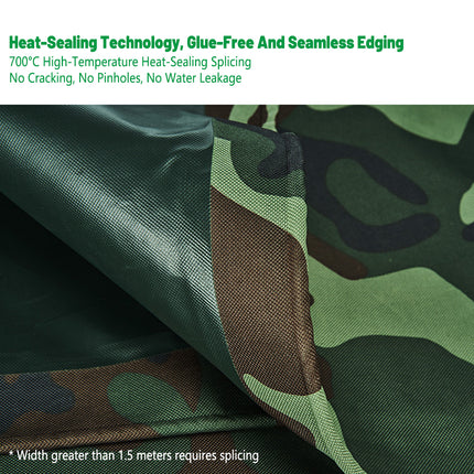 Camouflage Tarpaulin Tarp Cover Outdoor Rainproof Ground Sheet Heavy