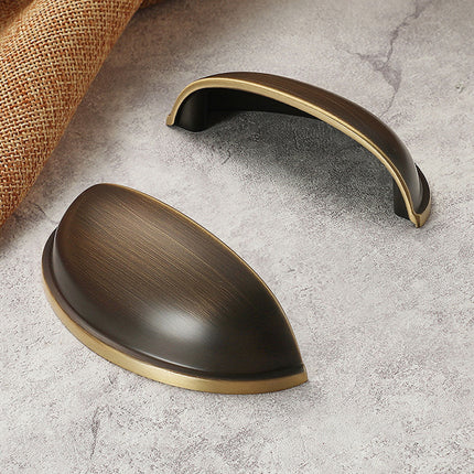 Shell Cabinet Door Handle Single Hole Light Luxury Drawer Closet Pull Furniture