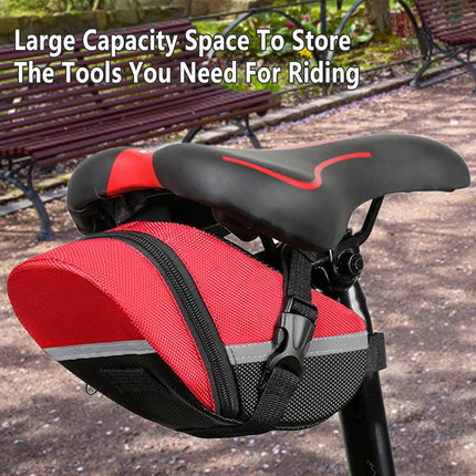 Waterproof Mountain Road Bike Saddle Bag Large Capacity Portable Durable Use