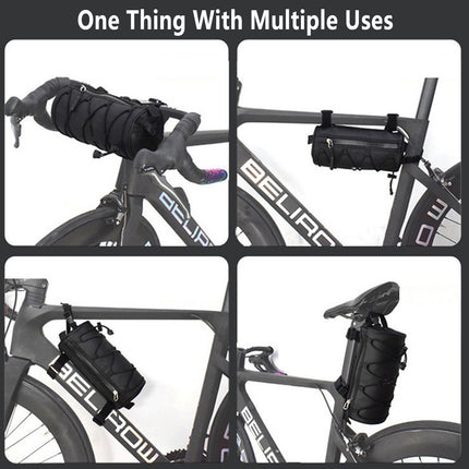 Waterproof Bike Frame Bag Mountain Bicycle Top Tube Phone Holder Accessories
