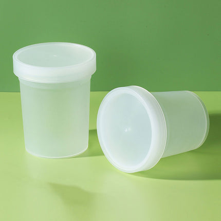 50pcs Dessert Packing Boxes 300ml 500ml Clear Takeout Cup Containers for Cake