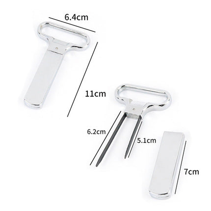 Stainless Steel Wine Cork Puller Opener for Fragile or Damaged Corks