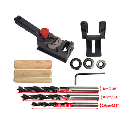 Woodworking Drilling Positioning Fixture 39PCS DIY Tool Set for Woodworking