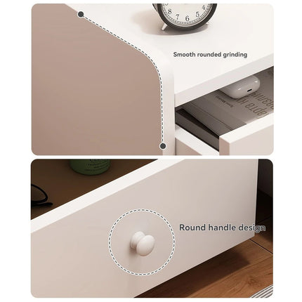 3 Drawer Bedroom Bedside Storage Cabinet Standard Space Saving Sturdy Durable