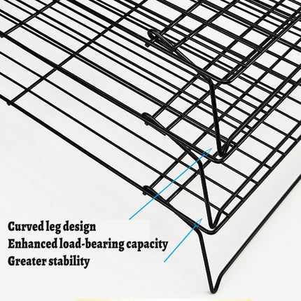 3-Tier Cake Stand Foldable Carbon Steel for Baking Display Party Dessert Serving