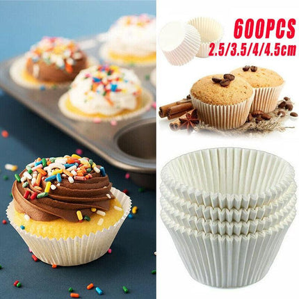 Patty Pans Muffin Cases Choc 600/Pk Cake Boards Cupcake Liners Boxes Baking Cups