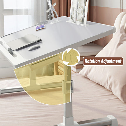 Adjustable Laptop Bed Table Space Saving Sturdy Durable for Work and Study