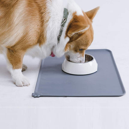 Silicone Pet Mat Spill-Proof Easy to Clean Mat for Pets Dog Food Placemat
