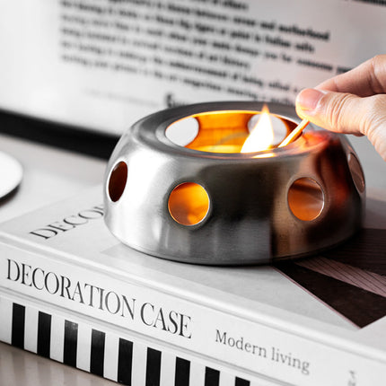 2PCS Portable Practical Stainless Steel Alcohol Stove Outdoor Stove for Camping