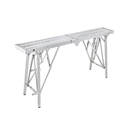 Folding Scaffolding Platform Galvanized Steel Pipe 150kg Load-Bearing Adjustable
