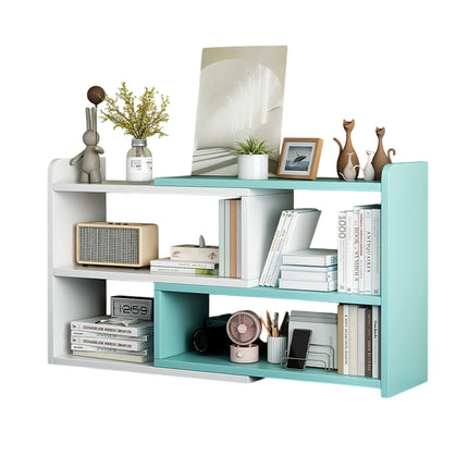 Desktop Multi Layer Shelf Bookcase Desk Storage Rack Space Saving Durable