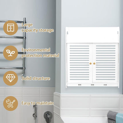 Bathroom Multi Layer Wall Mounted No Drill Skin Care Storage Rack Durable