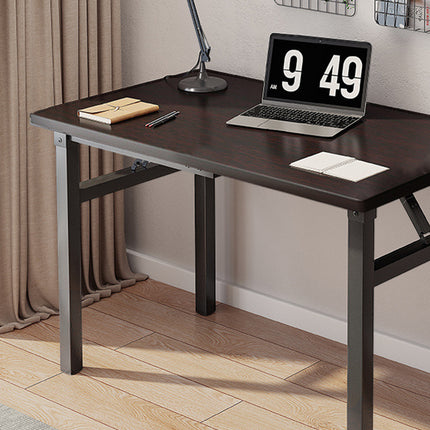 Rectangular Folding Table Computer Desk Sturdy Home Office Study Laptop Desk