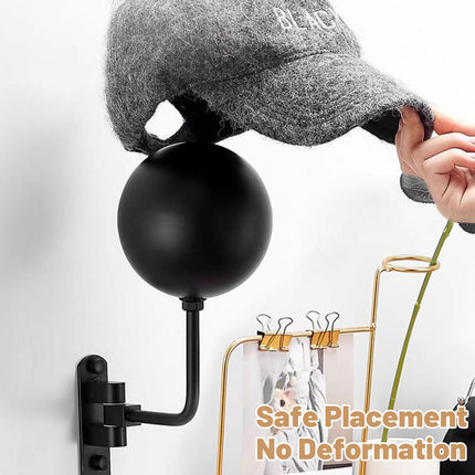 Motorcycle Bicycle Helmet Rack Holder Hat Display Stand Wall Mount Hook Hanger