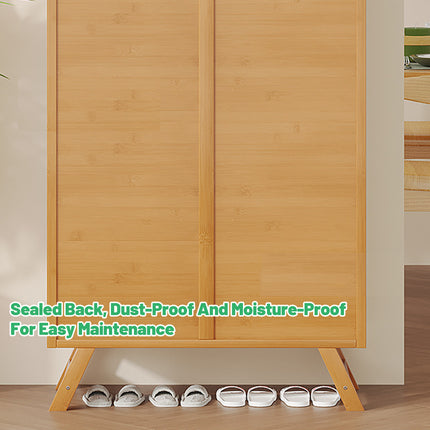 Home Entryway Multi Layer Breathable Shoe Cabinet Space Saving Dustproof Sturdy