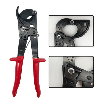 Ratchet Cable Cutter Heavy Duty Wire Scissor Bolt Cutting Tool Electrical Work