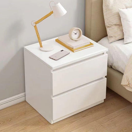 Small Nightstand Compact Bedside Table with Drawer for Bedroom Storage Organizer