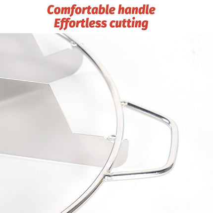 Round Pizza Cake Cutter Stainless Steel Pie Divider for Even Equal Slices Use
