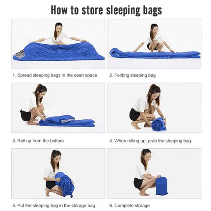 Single Sleeping Bag Outdoor Camping Hiking Thermal Warm Tent Travel Gear