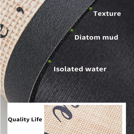 Super Draining Dish Drying Mat Quick Dry Coffee Kitchen Bathroom Tableware Pad