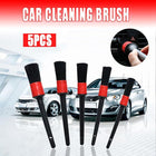 5pcs Car Detailing Brush Set for Interior Cleaning Vents Dashboard and Wheels