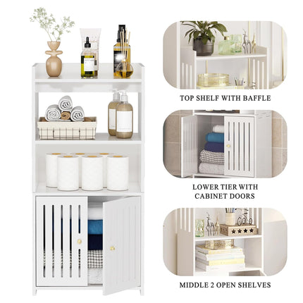 Bathroom Large Capacity Storage Cabinet Multi-layer Multi-functional Cabinet