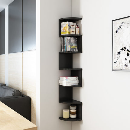 Corner Wall Mounted Multi Tier Storage Rack SpaceSaving for Bathroom Living Room