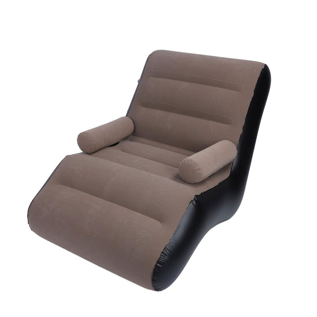 Inflatable Lazy Sofa Portable Outdoor Air Chair Sleeping Bed Lounger for Camping
