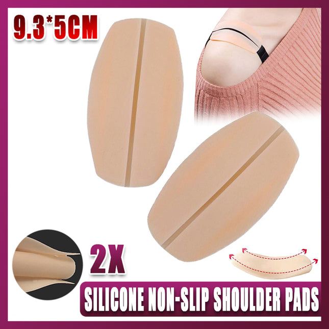 Silicone Non-Slip Shoulder Pads Bra Strap Cushions Holder Underwear Pain Relief