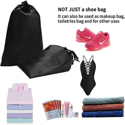 5-50pcs Portable Shoes Bag Travel Sport Storage Pouch Drawstring Bags Non-woven - Aimall