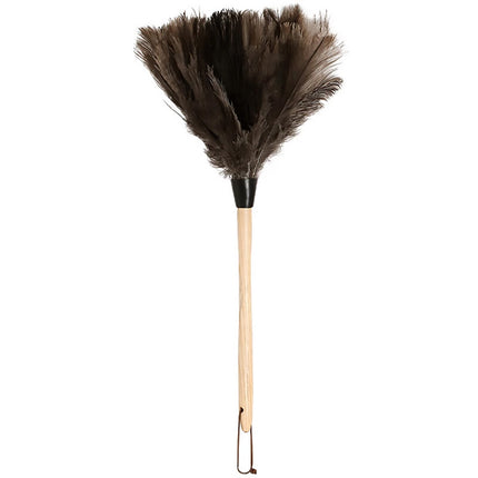 Anti Static Ostrich Feather Duster Wooden Handle Brush Duster Dust Cleaning