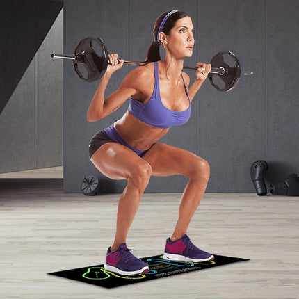Squat Mat Fitness Mat Non Slip Mat Thick Floor Mat Home Gym Exercise Workout