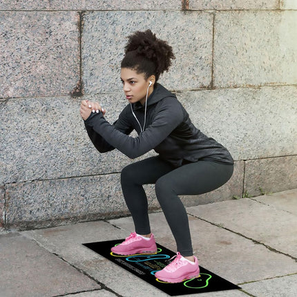 Squat Mat Fitness Mat Non Slip Mat Thick Floor Mat Home Gym Exercise Workout