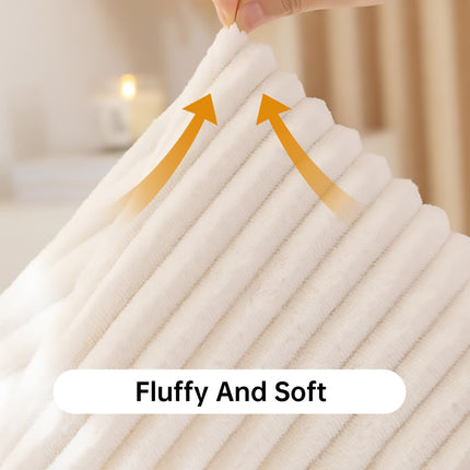 Winter Warmth Sofa Cover Flannel Material Machine Washable for Home Couch Use