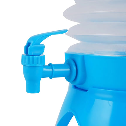 5.5L Outdoor Water Container Camping Folding Water Beer Juice Travel Bucket Use