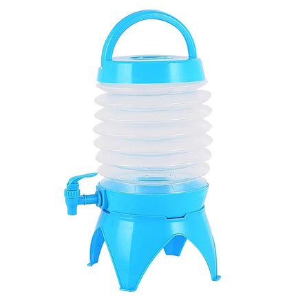 5.5L Outdoor Water Container Camping Folding Water Beer Juice Travel Bucket Use
